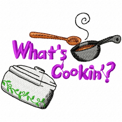 Kitchen And Tools Equipment Embroidery Design 12